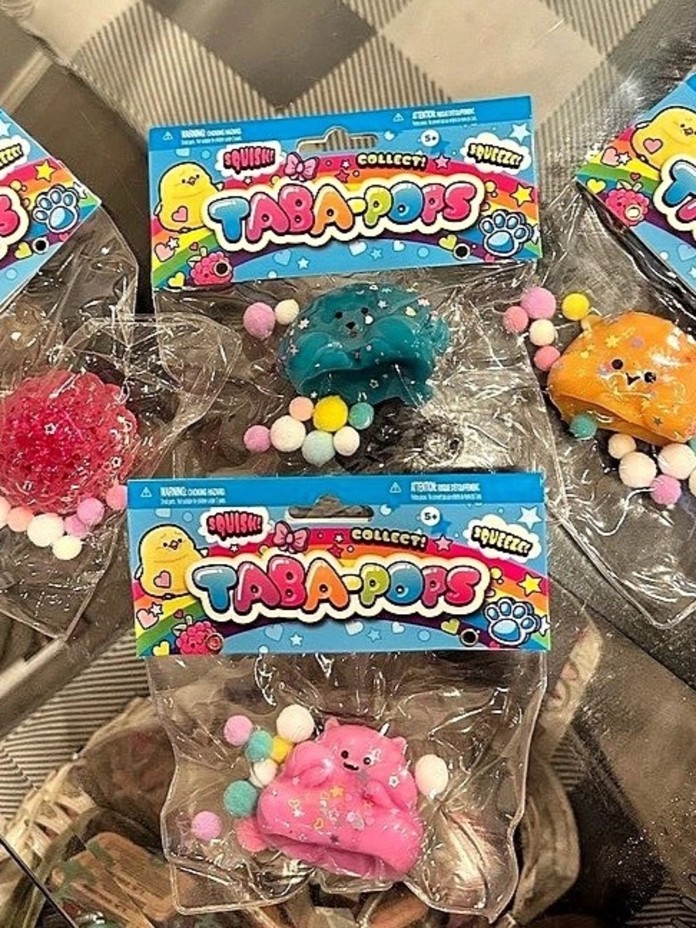 ORB Taba-Pops Squishy Sensory Fidget Toys Lot of 4 NEW SEALED VIRAL NWT
